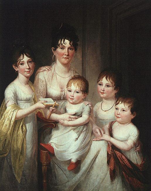 James Peale Madame Dubocq and her Children
